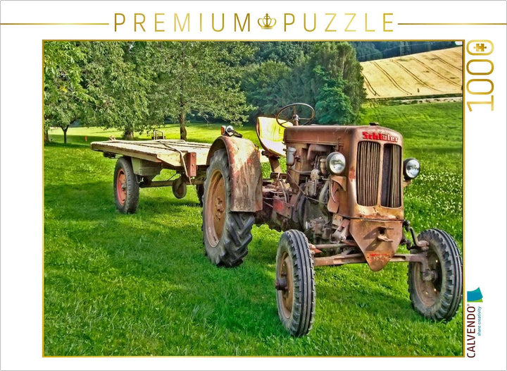 CALVENDO Puzzle Traktoren - Game Over 1000 Teile Lege-Grösse 64 x 48 cm Foto-Puzzle Bild von Peter R
