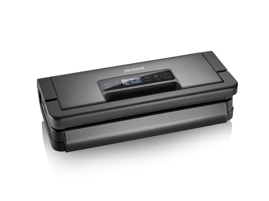 SEVERIN Vakuumiergerät, Vakuumierer zum Konservieren von Lebensmitteln, flexibel einsetzbares Folien