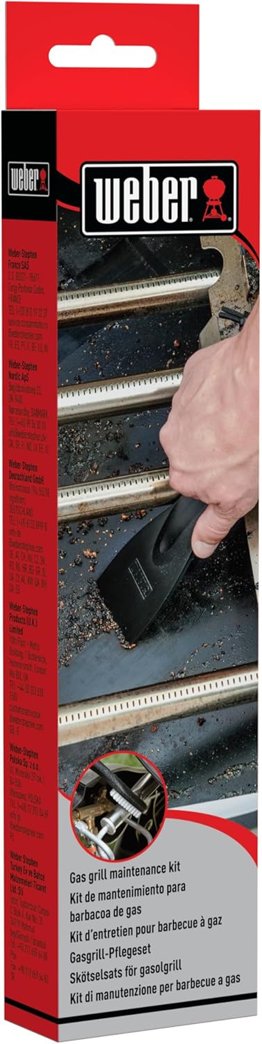 Weber Reinigungsset für Brenner & Grillkammern, für einfache Reinigung von Allen Grills, bestehend a