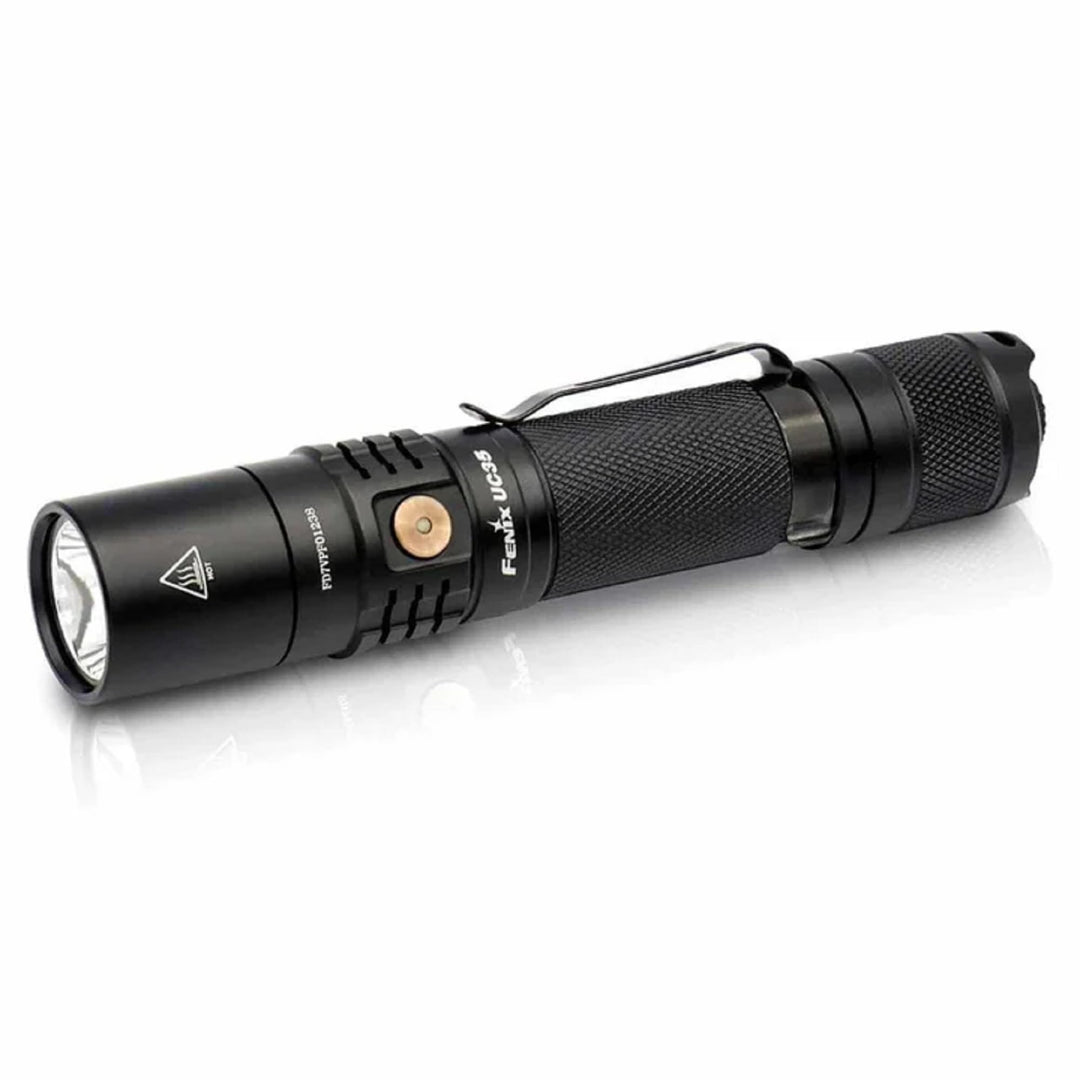 fenix 446 UC35 V 2 LED-Taschenlampe, Flashlight 1000 Lumen, Micro-USB, Schwarz