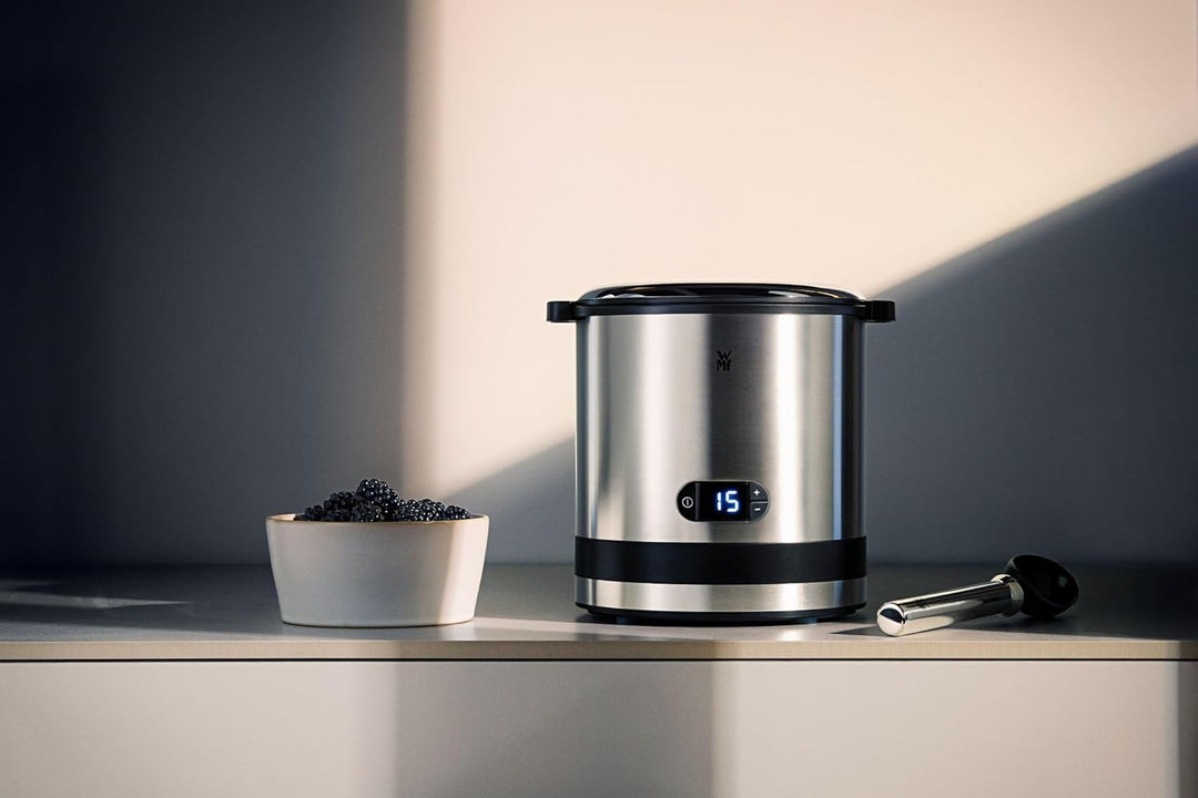 WMF Set 3-teilig Küchenminis 3in1 Eismaschine, Ice Maker für Frozen Joghurt, Sorbet und Eiscreme und