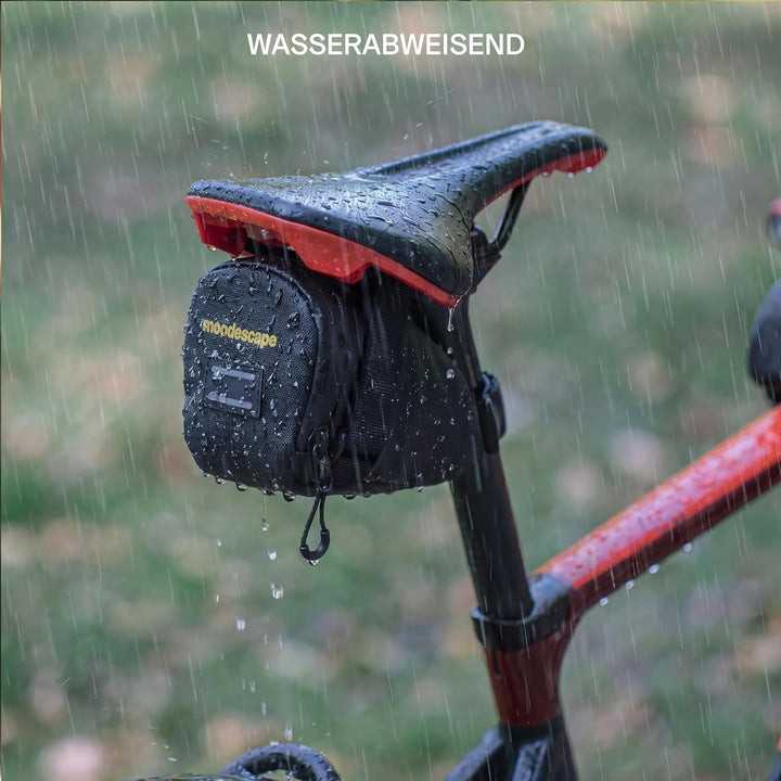 Satteltasche, 0,73 Liter, Wasserdicht – Recyceltes Robustes Polyester – Aero-Design – Helles Innenfu