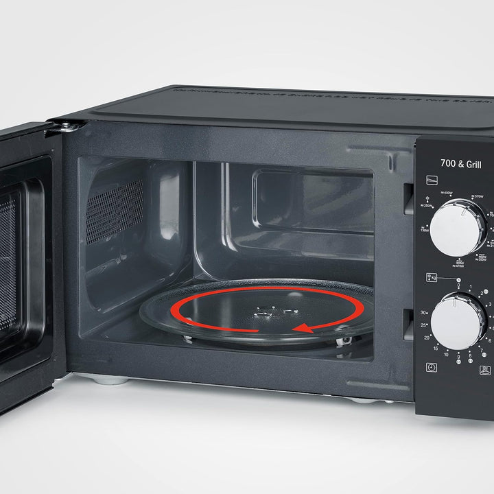 SEVERIN 2-in-1 Mikrowelle mit Grill 700 W, 900 W Grill, Grillofen mit 9 Automatikprogrammen, Mikrowe