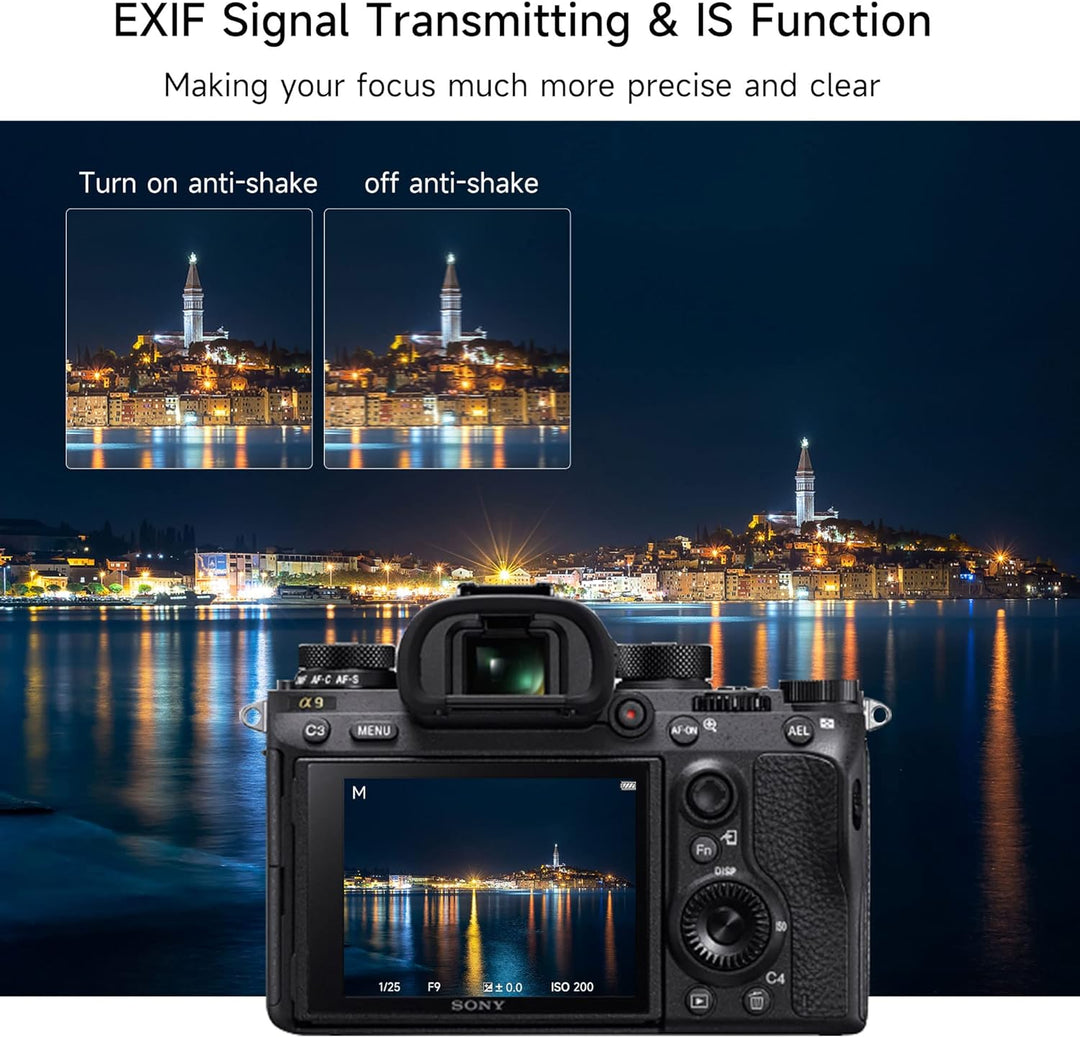 VILTROX EF-NEX IV Objektiv-Adapter CDAF/PDAF mit Blendensteuerung EXIF Übertragung Autofokusadapter