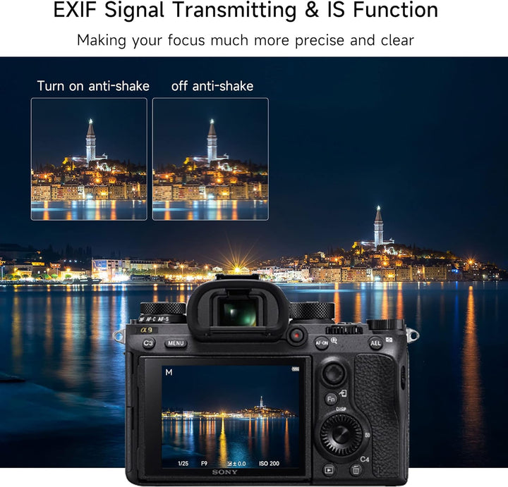 VILTROX EF-NEX IV Objektiv-Adapter CDAF/PDAF mit Blendensteuerung EXIF Übertragung Autofokusadapter