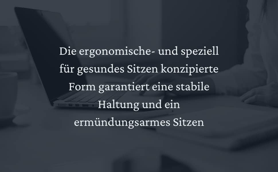 Sattelhocker - Extra breiter Sattelsuhl - Drehhocker Arbeitshocker Rollhocker mit Sattelsitz für Bür