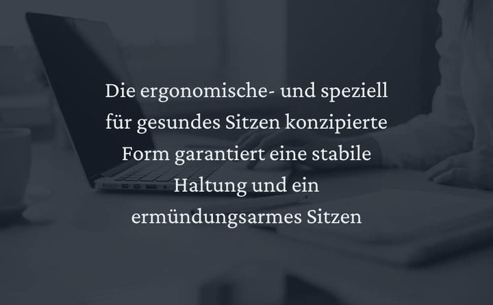 Sattelhocker - Extra breiter Sattelsuhl - Drehhocker Arbeitshocker Rollhocker mit Sattelsitz für Bür