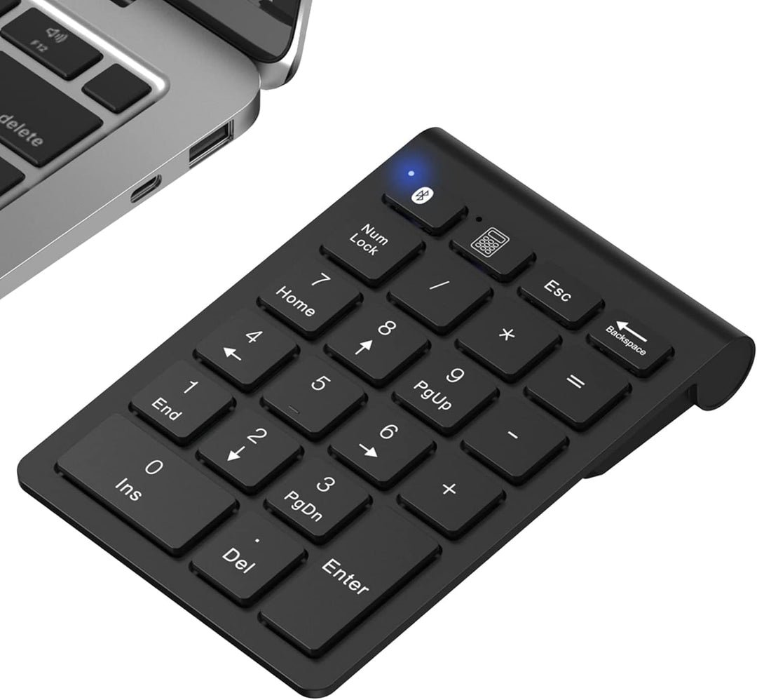 cimetech Bluetooth Numpad- kabellos ziffernblock mit 22 Tasten -10 Multifunktionstasten Multimedia-K