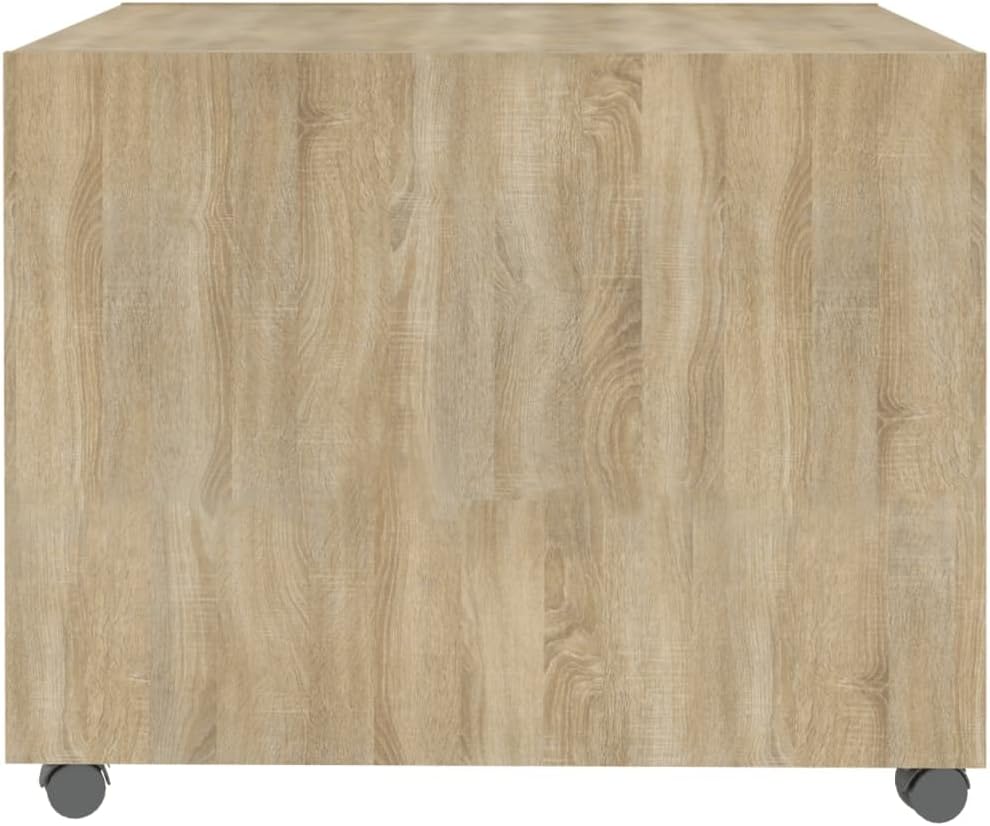 FIRBNUS Blumentisch Braun 55x55x40 cm Bürotisch Beistelltisch Holz Wohnzimmertisch Modern Stabilität