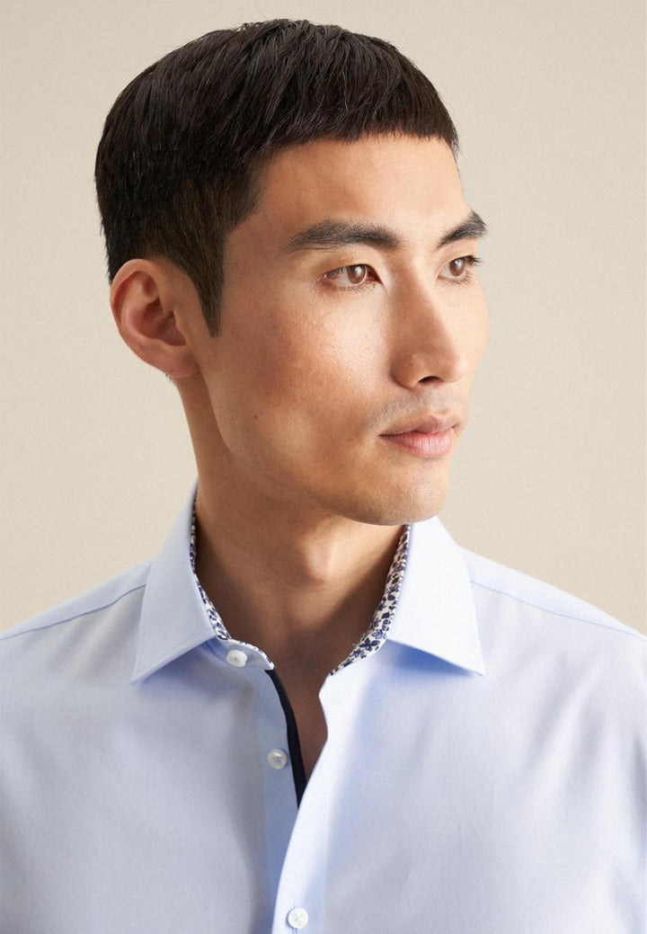 Seidensticker Herren Business-Hemd - Extra Slim Fit - Bügelfrei - Kent-Kragen - Langarm - 100% Baumw