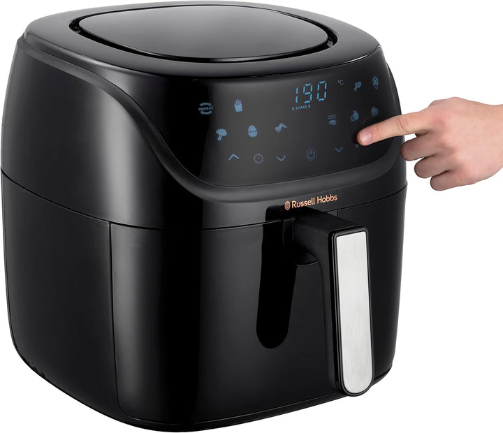 Russell Hobbs Heissluftfritteuse XXL [8L|7 Kochfunktionen|10 Programme] AirFryer (spülmaschinenfest,