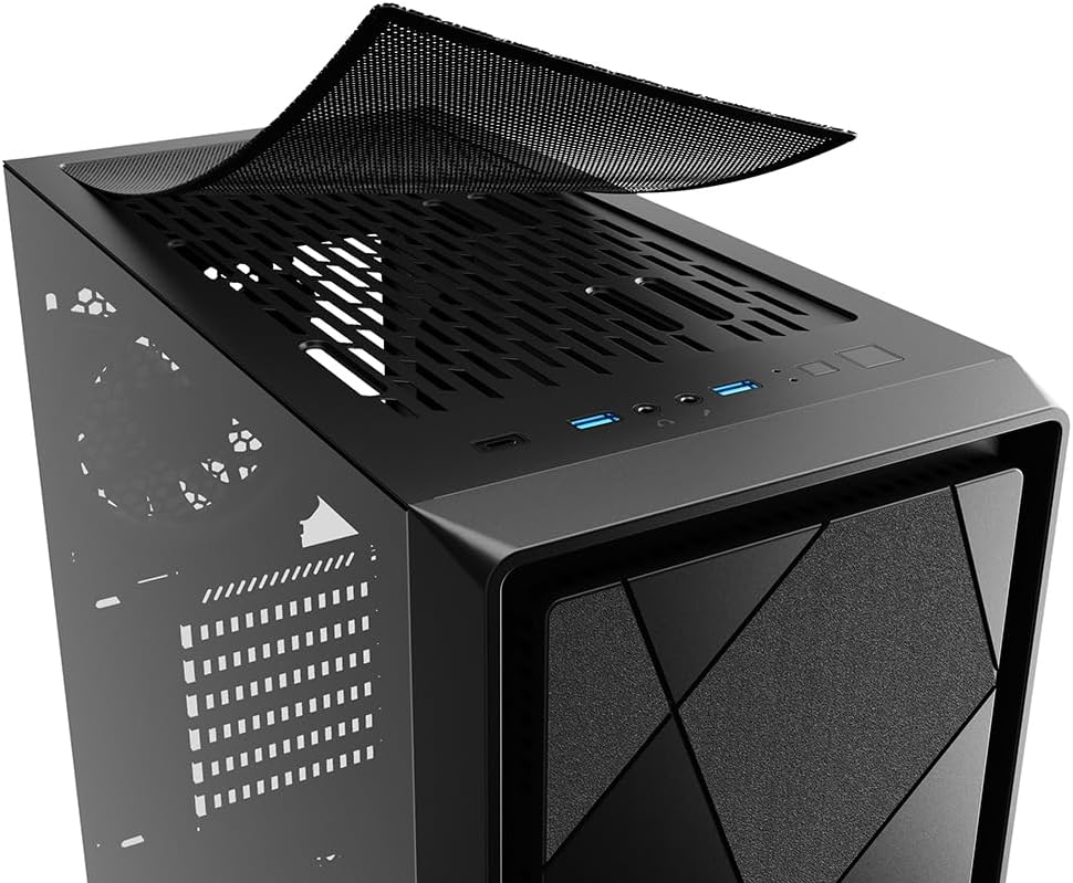 Sharkoon VS8 RGB Midi ATX PC Gehäuse, schwarz
