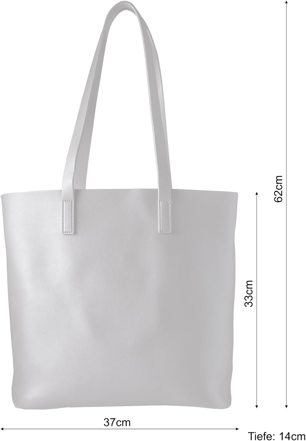 cecilia&amp;bens Handtasche | Shopper Damen gross | Schultertasche Umhängetasche inkl. Innentasche mit R