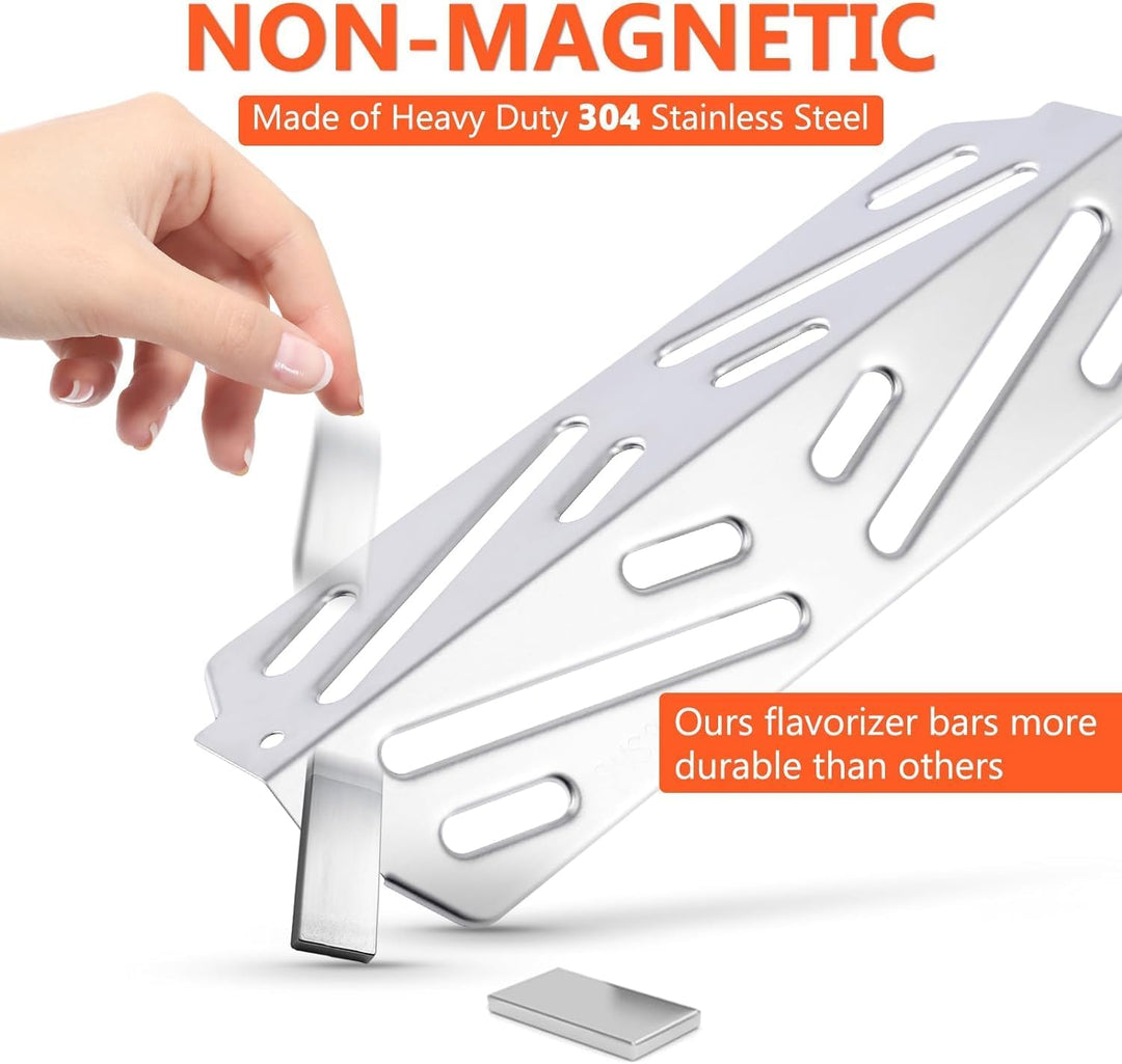 Denmay Flavorizer Bars 66032 und Wärmeabweiser 66040 für Weber Genesis II E-310, II E-330, II E-335,