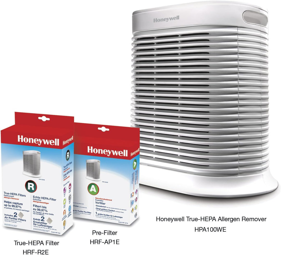 Honeywell Echter HEPA-Ersatzfilter HRF-R2E für die Anwendung im Luftreiniger HPA100WE, 1 Stück
