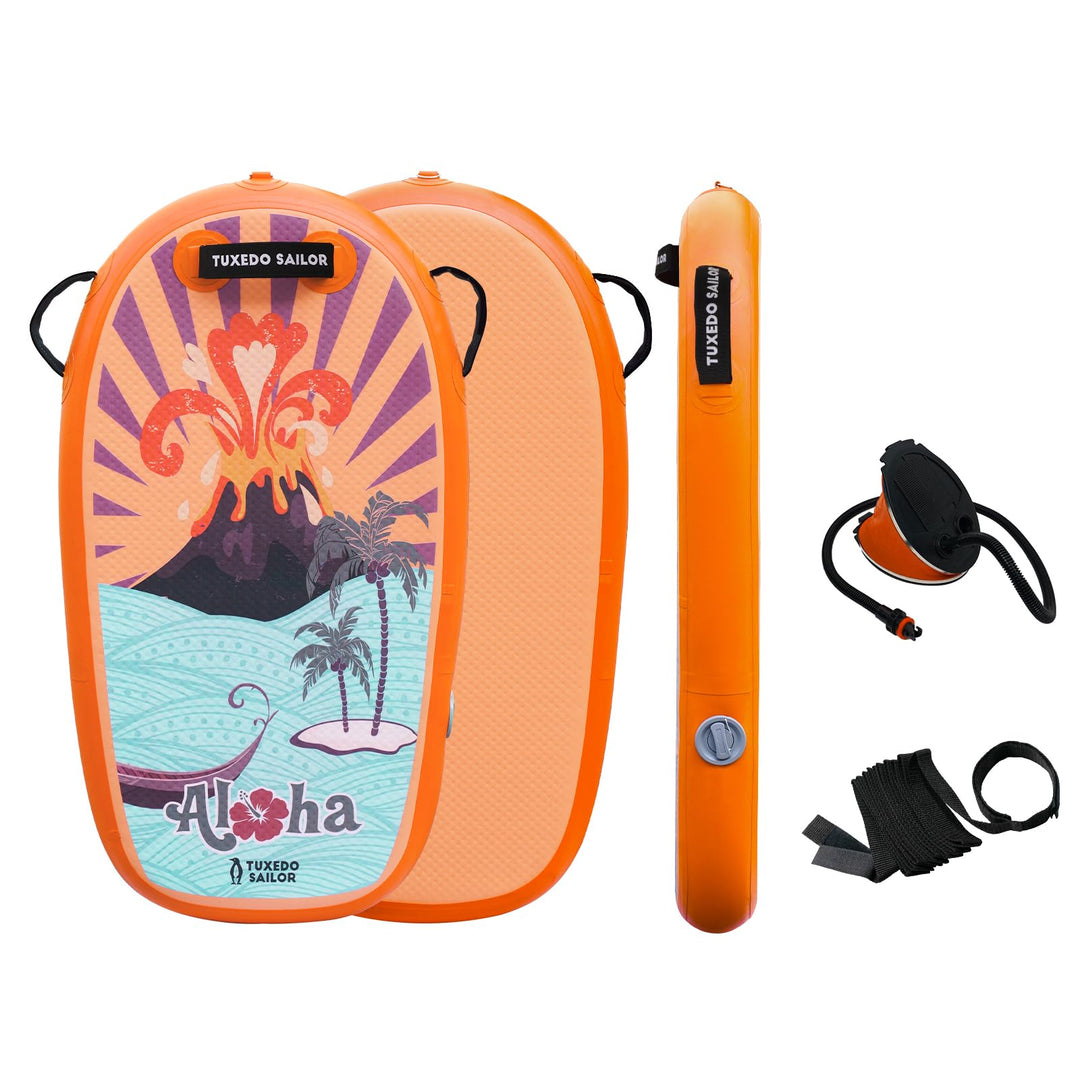 Tuxedo Sailor Aufblasbare Bodyboard Schwimmbrett Schwimmboard, Surfbrett Kinder und Erwachsene zum S