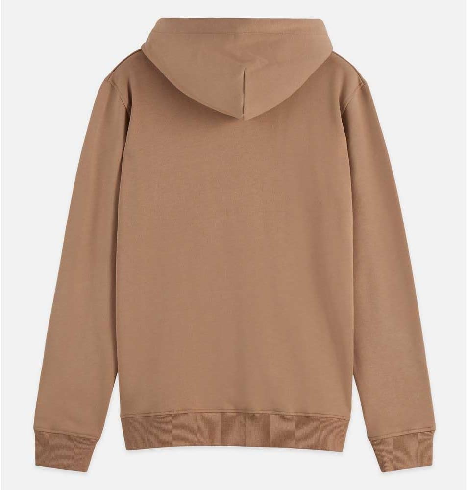 Scotch & Soda Herren Essential Badge Logo Hooded Sweatshirt M Amphora, M Amphora
