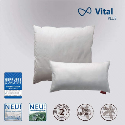 Centa Star Kopfkissen Vital Plus 80x80 cm, 80x80 cm