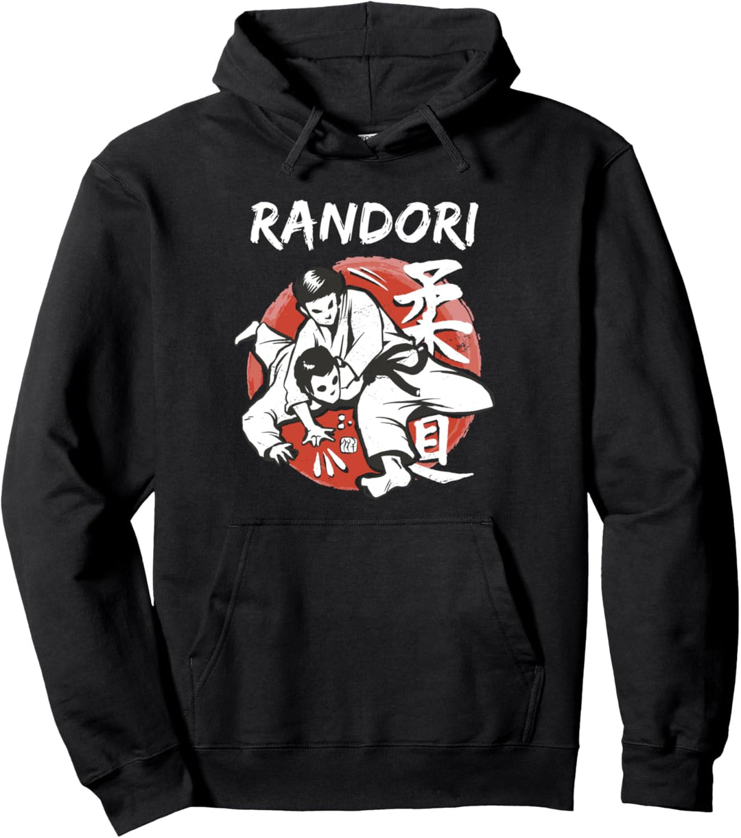 Japanisches Judo und Randori Pullover Hoodie
