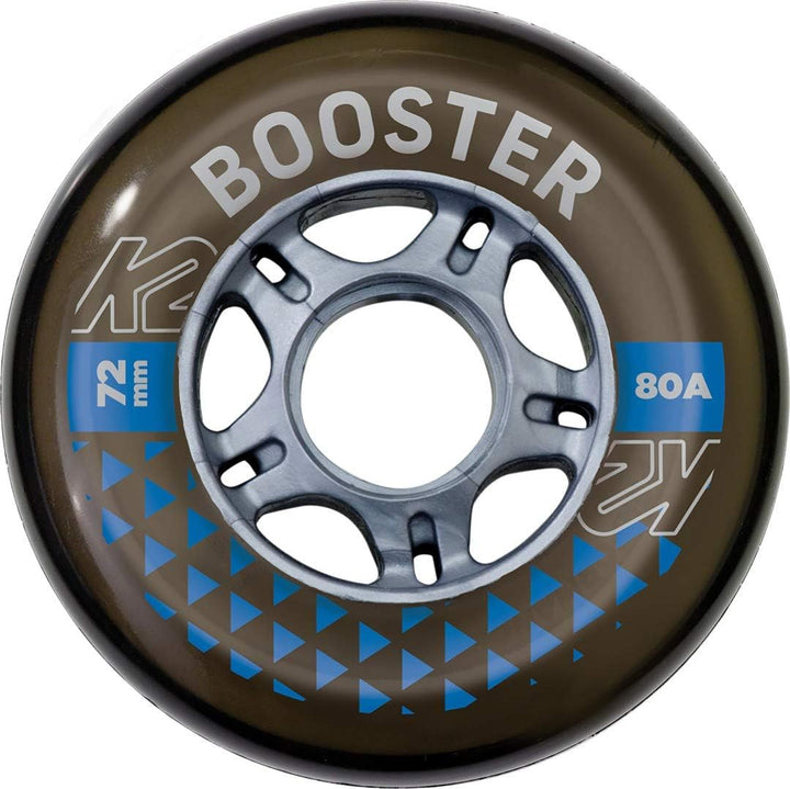 K2 Booster 72MM 80A 8-Wheel Pack W ILQ 72mm 80A & ILQ-5, 72mm 80A & ILQ-5