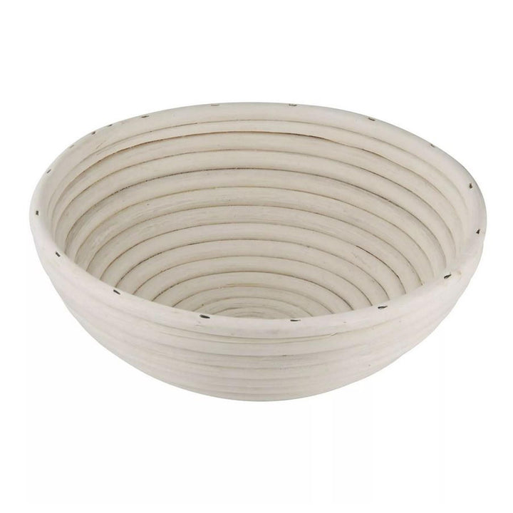 Zenker Gärkorb rund Ø22 cm – Gärkörbchen aus natürlichem Rattan für selbstgemachtes Brot – Versorgt