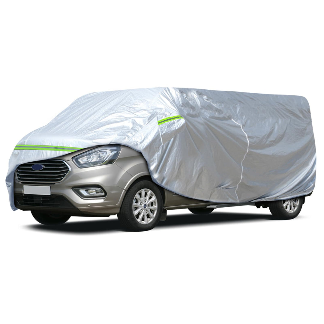 Autoabdeckung Vollgarage Ersatz für Ford Transit Custom L1H1 2012-2022, 300D Allwetter Autoabdeckung
