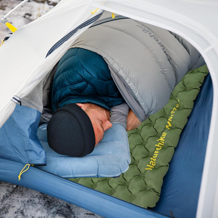 Naturehike Thermal Serie 4,6R- Camping Isomatte Ultralight 4 Jahreszeiten (-15℃) Selbstaufblasend mi