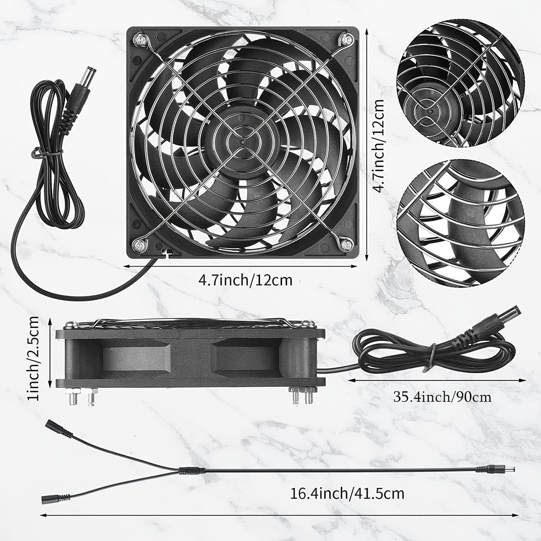 10 W Solarpanel Lüfter Set Wettermüster Doppelt Abluftventilator mit Solarkraft für Hühnerstall Gewä