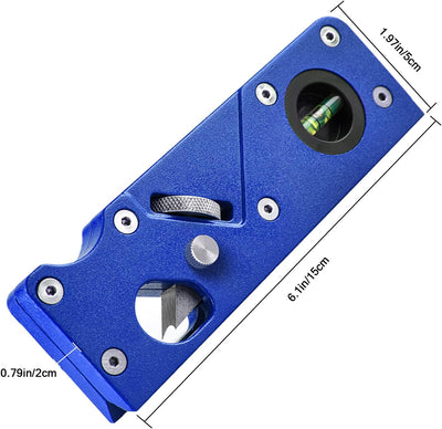Holzbearbeitungskanten-Eckblockhobel, Tragbare Fasenhobel + 7 Arten von Fräsköpfen, Holzbearbeitungs
