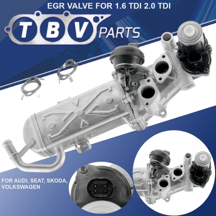TBVPARTS Ventil AGR 1.6/2.0 Tdi 03L131512CF 03L131512CH 03L131512DQ 03L131512N 03L131512AP AGR Venti