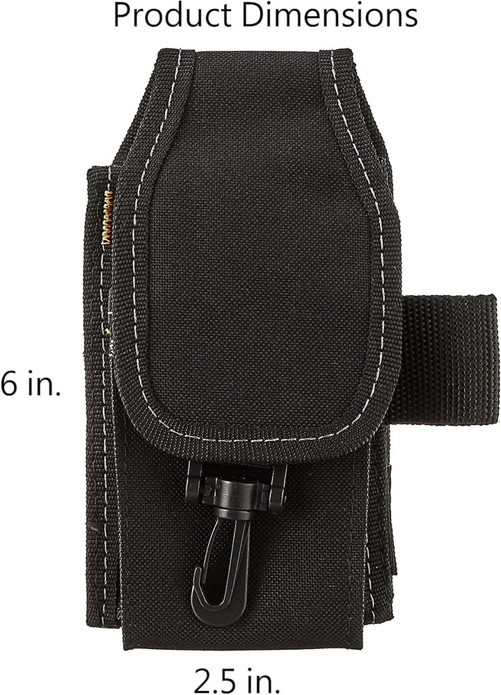 CLC Custom LeatherCraft Handy/Werkzeughalter mit 5 Fächern, klein, Schwarz