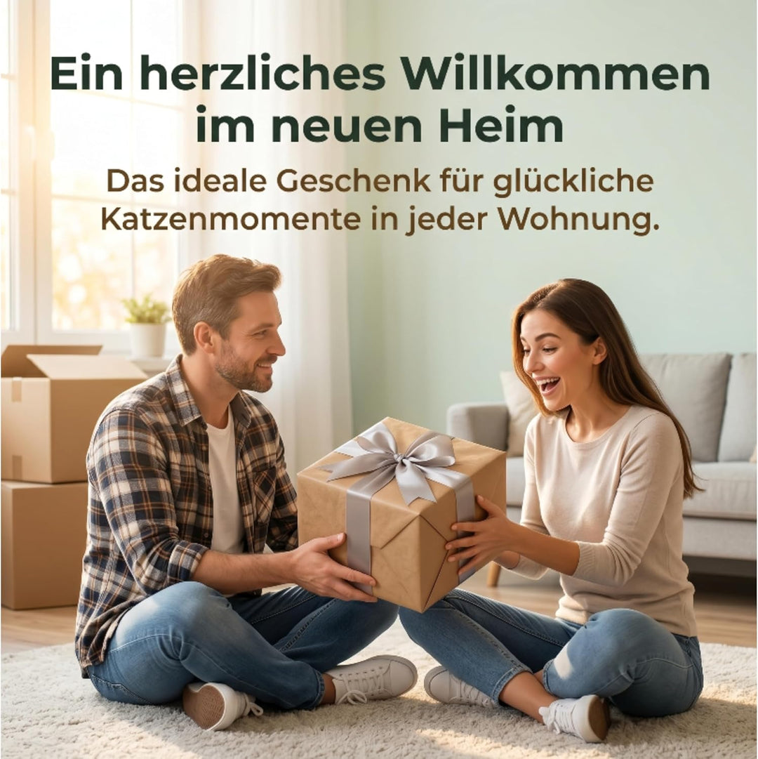 Kleiner Kratzbaum kompakt 49 cm – Katzenkratzbaum klein für Jede Wohnung | Katzenkratzbaum mit Sisal