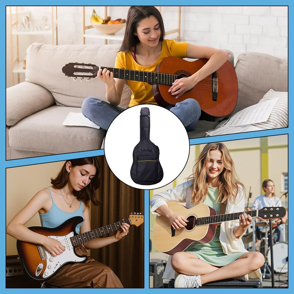 1 Stück Gitarrentasche Akustikgitarre Gig Bag Guitar Case Gitarrentasche in Originalgrösse mit Schul