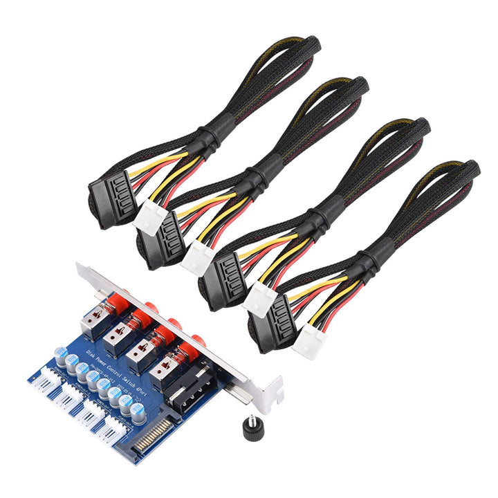 Hopcd HDD Drive Power Switch-Modul, HDD Power Control-Schalter/Festplattenauswahl SATA Drive Switche