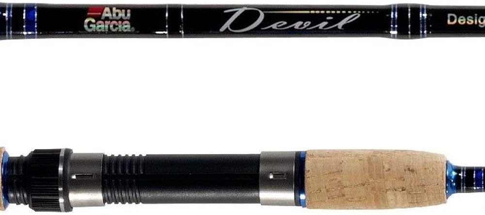 Abu Garcia Devil Spinnrute – klassisch leichte Carbon-Spinnrute mit Korkgriff – Süss- und Salzwasser