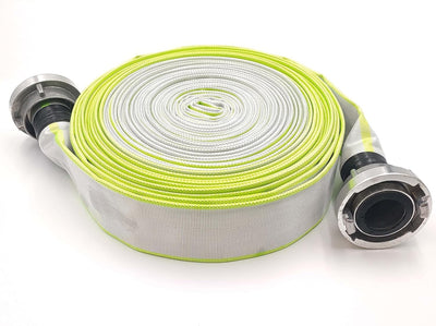 Bauschlauch Industrieschlauch Flachschlauch Wasserschlauch mit C-52 Storz Kupplungen 2" Zoll 30m C-5
