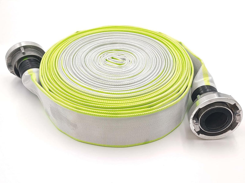 Bauschlauch Industrieschlauch Flachschlauch Wasserschlauch mit C-52 Storz Kupplungen 2" Zoll 30m C-5
