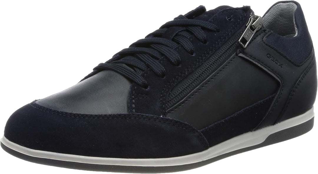 Geox Herren U RenanSneaker 44 EU Blau Navy 4, 44 EU Blau Navy 4