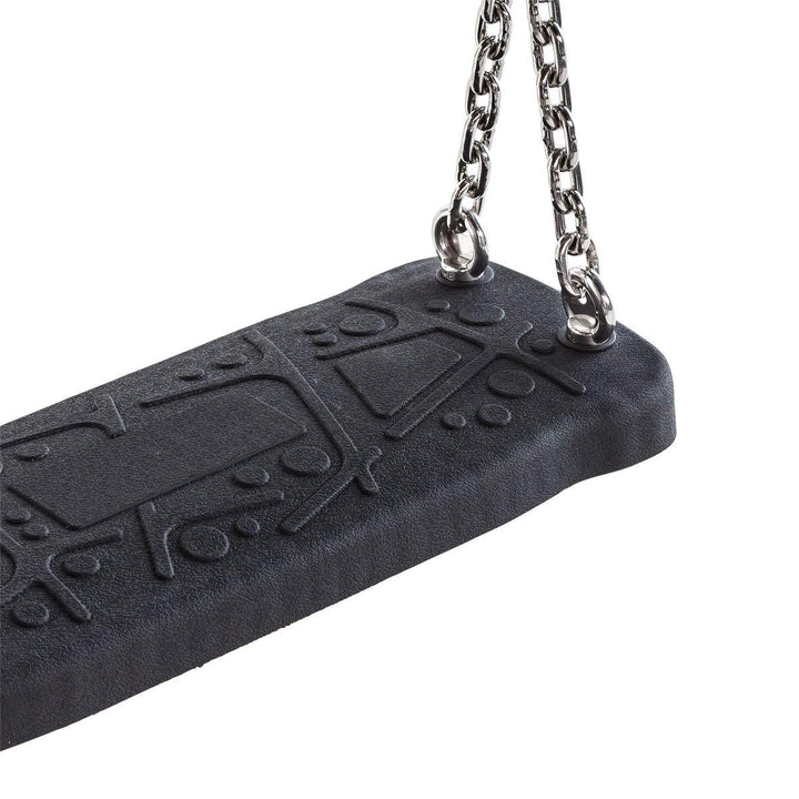 Schaukelsitz Style L schwarz, Kette:250 cm verzinkt, 250 cm verzinkt