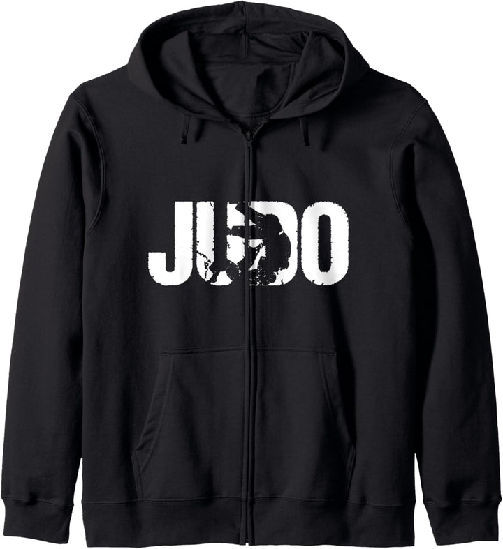 Judo | cooles Judoka Retro Geschenk mit Kampfsport Motiv Kapuzenjacke