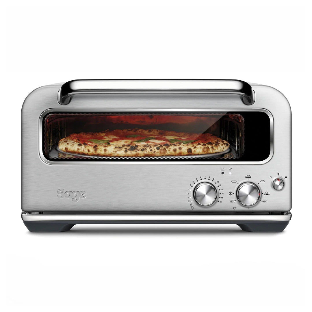 Sage Appliances the Smart Oven Pizzaiolo Pizzaofen Brushed Stainless Steel edelstahl
