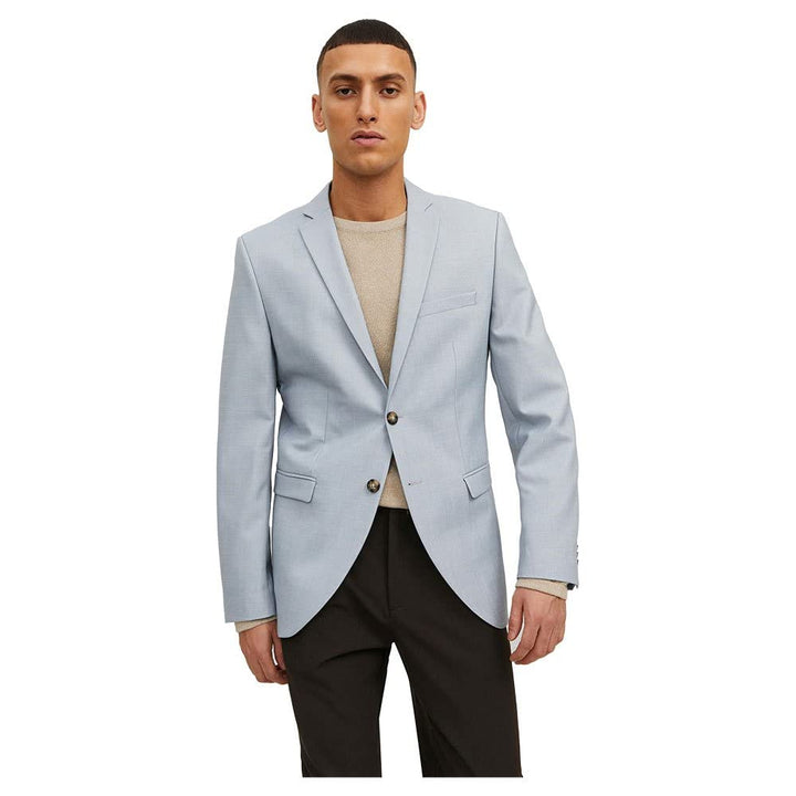 JACK & JONES Male Einreihiger Blazer JPRSOLARIS Super Slim Fit Blazer 54 Cashmere Blue/Fit:super Sli