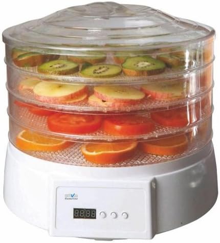 Silva-Homeline DA 400 Dörrautomat mit digitale Steuerung, Plastik, 1.5 liters, Weiss