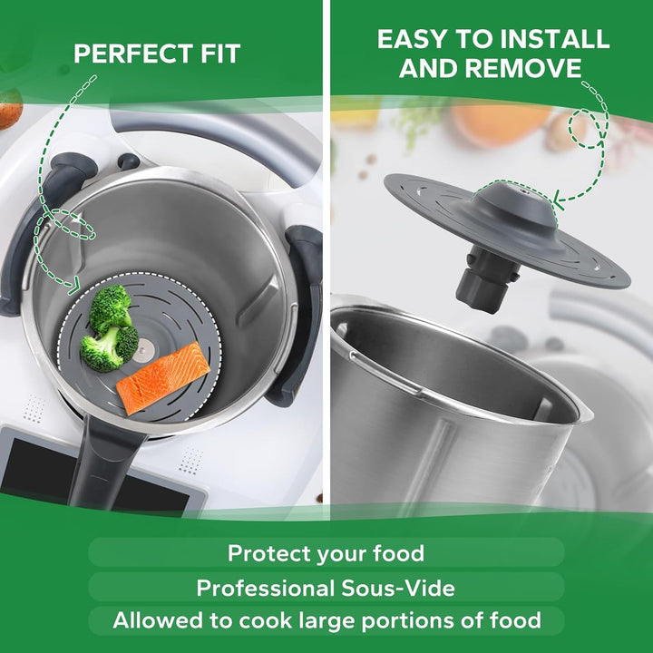 Messerersatz für Thermomix TM6 -Alternative zum Messerabdeckung für Thermomix TM7,TM5,-Mixtopf Dreht