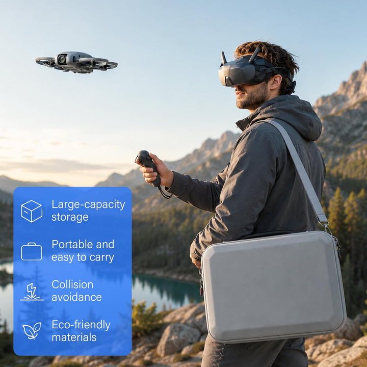 Tasche für DJI Neo 2 und Goggles N3 Case, Tragetasche für DJI Neo 2 Motion Fly More Combo Zubehör, T