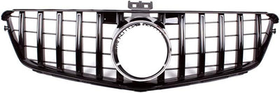 Gangying W204 Kühlergrill, GTR GT Style Frontgrill für Mercedes C-class W204 S204 C180 C200 C250 C30