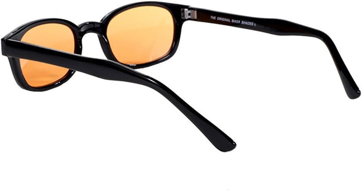 Original KD's Biker Sunglasses with Orange Lenses by Pacific Coast Sunglasses