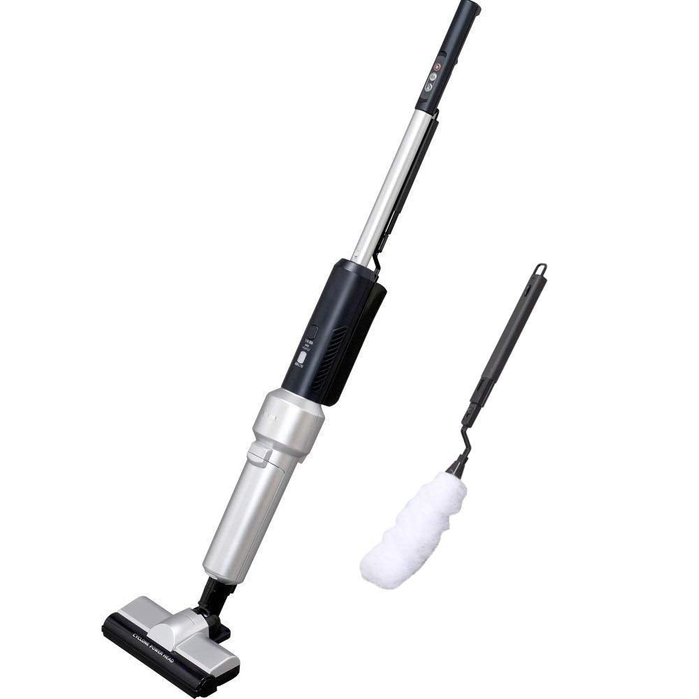 Iris Ohyama, 2-in-1 Akku-Staubsauger & Handstaubsauger, 170W, Sauberkeitssensor, mit Staubwedel & St