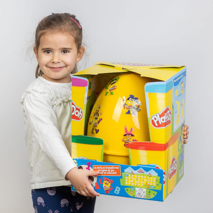 Play-Doh - riesiges Osterei mit 7 Überraschungen ab 3 Jahren, Mehrfarbig