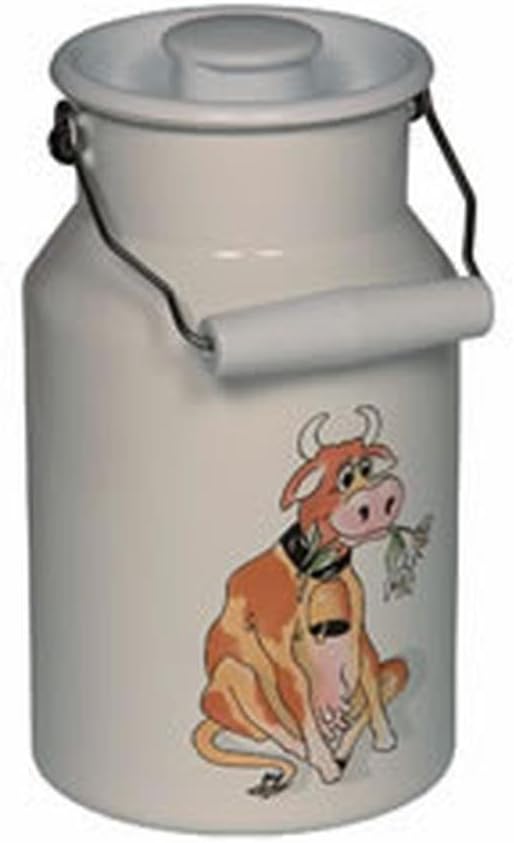 Riess, 0311-084, Milchkanne mit Deckel 2,00 L, COUNTRY - ALMLIESEL, Höhe 23,2 cm, Inhalt 2,0 Liter,